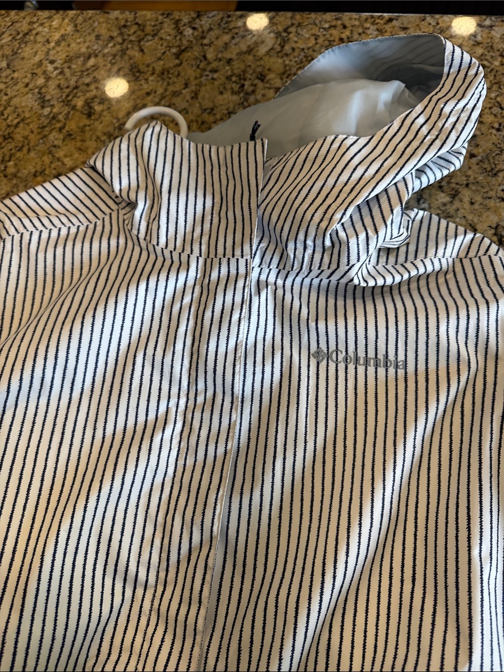 Columbia White with Black Pinstripes jacket